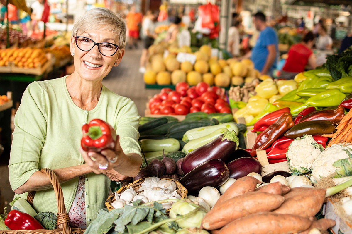 Supermarkt Gemüse